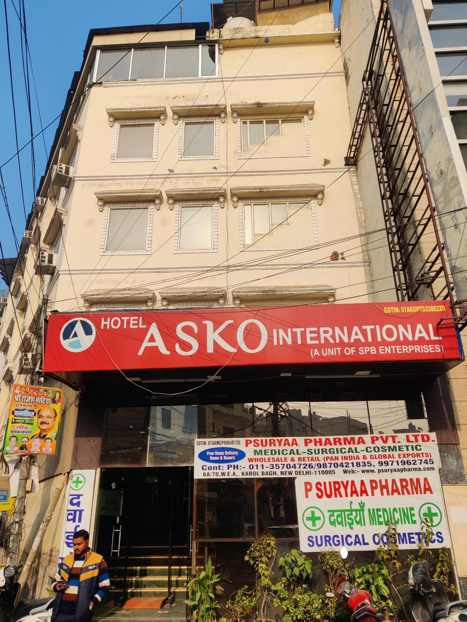 Hotel Asko International-Karol Bagh Delhi  Exterior foto